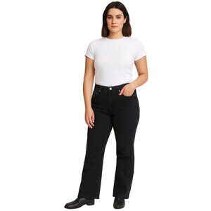 Levi's 550 Relaxed Boot Cut Black Jeans | Size: 4M